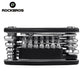 ROCKBROS 16 in 1 Bicycle Tools Sets Mountain Bike Multi Repair  Kit Hex Spoke Wrench Mountain Cycle Screwdriver