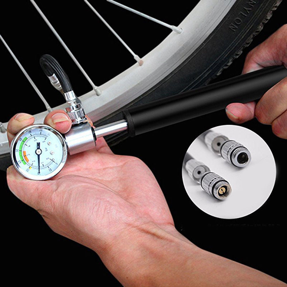 Manual Mini Air Pump Bicycle Universal Pump Bicycle Outdoor Riding Portable Pump